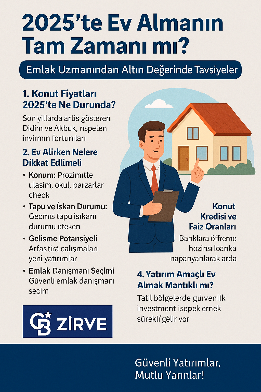 2025'te Ev Almanın Tam Zamanı mı? Emlak Uzmanından Altın Değerinde Tavsiyeler